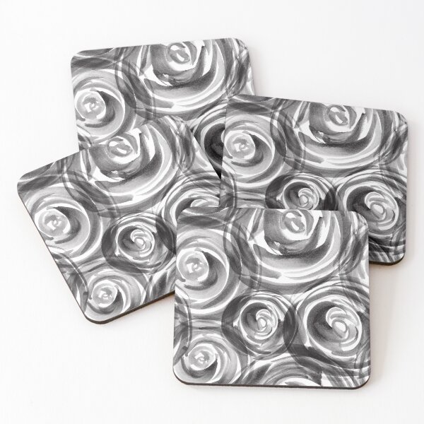 Item preview, Black white roses designed and sold by flowiecreative.