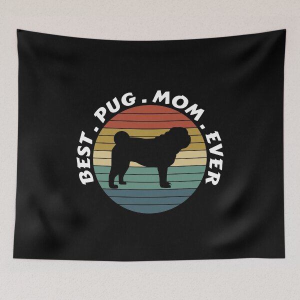 Item preview, best pug mom ever, dog shirt, pug shirt, dog mom shirt, pug dad shirt, pug lif shirt designed and sold by T-DESIGNEDZ.