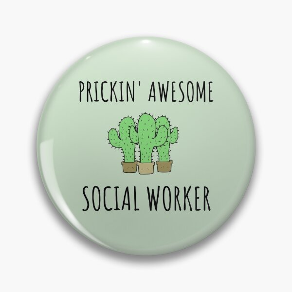 Item preview, Prickin' Awesome - Social Worker Gifts designed and sold by GasparArts.