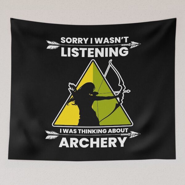 Item preview, Sorry I Wasn't Listening Thinking About Archery Game Tee designed and sold by Manisma Road.