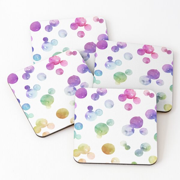 Item preview, Colorful Watercolor Bubble Patterns designed and sold by NiAArtland.