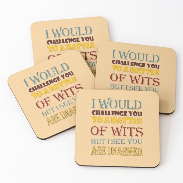 Item preview, I would Challenge You to a Battle of Wits, But I see You Unarmed by William Shakespeare designed and sold by EvaWolf.