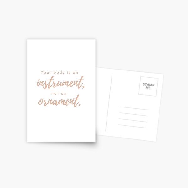 Item preview, Your Body is an Instrument, Not an Ornament designed and sold by jshujules.