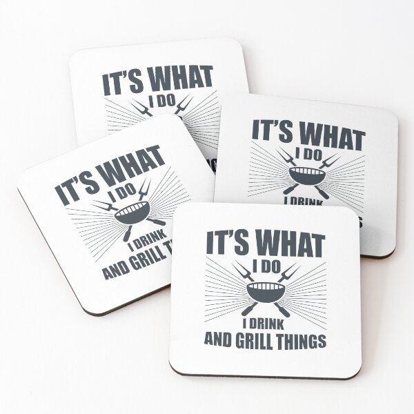 Item preview, It's What I Do Drink Grill Things funny BBQ shirt designed and sold by Artsy Apparels.