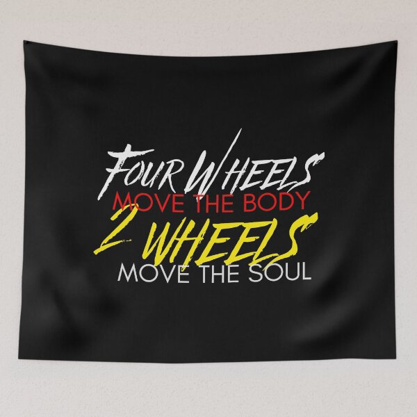 Item preview, Biker life - Four wheels move the body. Two wheels move the soul. designed and sold by AlwaysYellowNam.