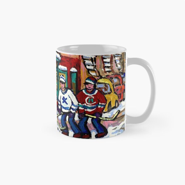 Item preview, CANADIAN ART WILENSKY'S LUNCH DINER MONTREAL  WINTER HOCKEY SCENE designed and sold by Carole  Spandau.