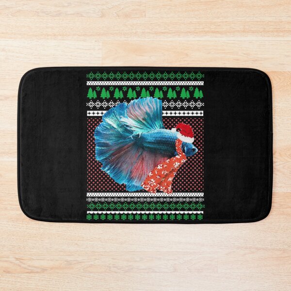 Item preview, Santa Got Betta Fish Christmas Graphic Jersey designed and sold by Manisma Road.