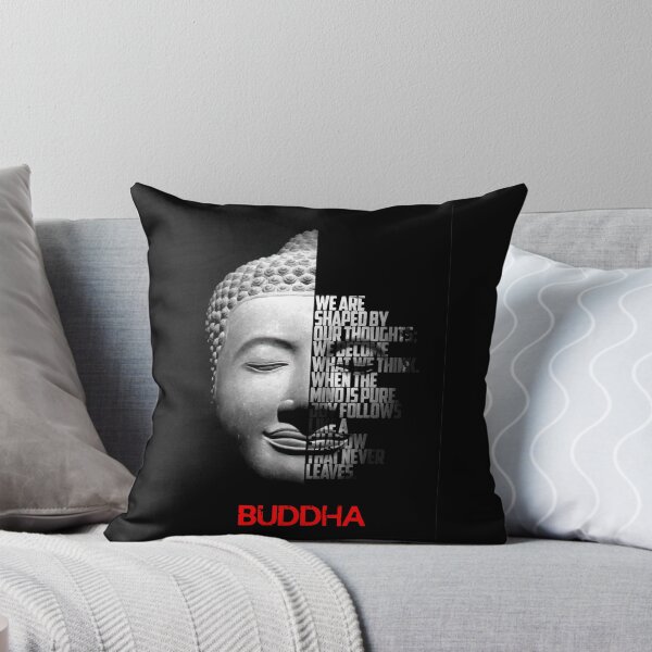 Item preview, Black and white Buddha Quote poster designed and sold by Enea Kelo.