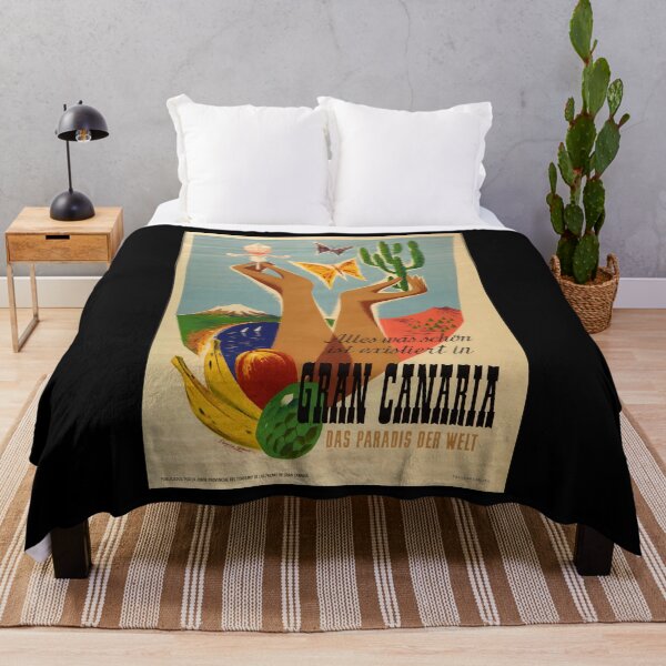 Item preview, retro Gran Canaria designed and sold by CorasPosters.