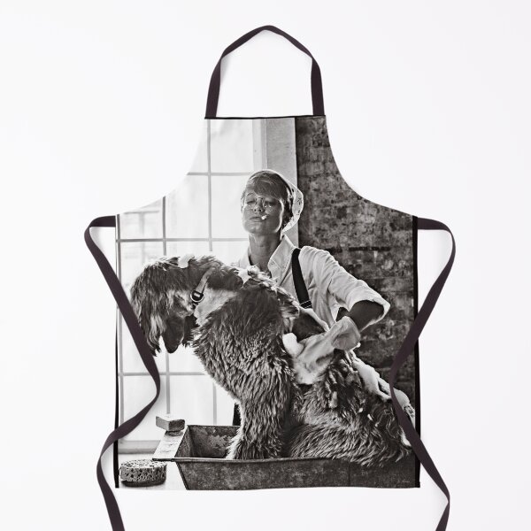 Item preview, Vintage dog cute photo Dogs retro pet barber grooming smoking girl designed and sold by Coolstuff4you71.
