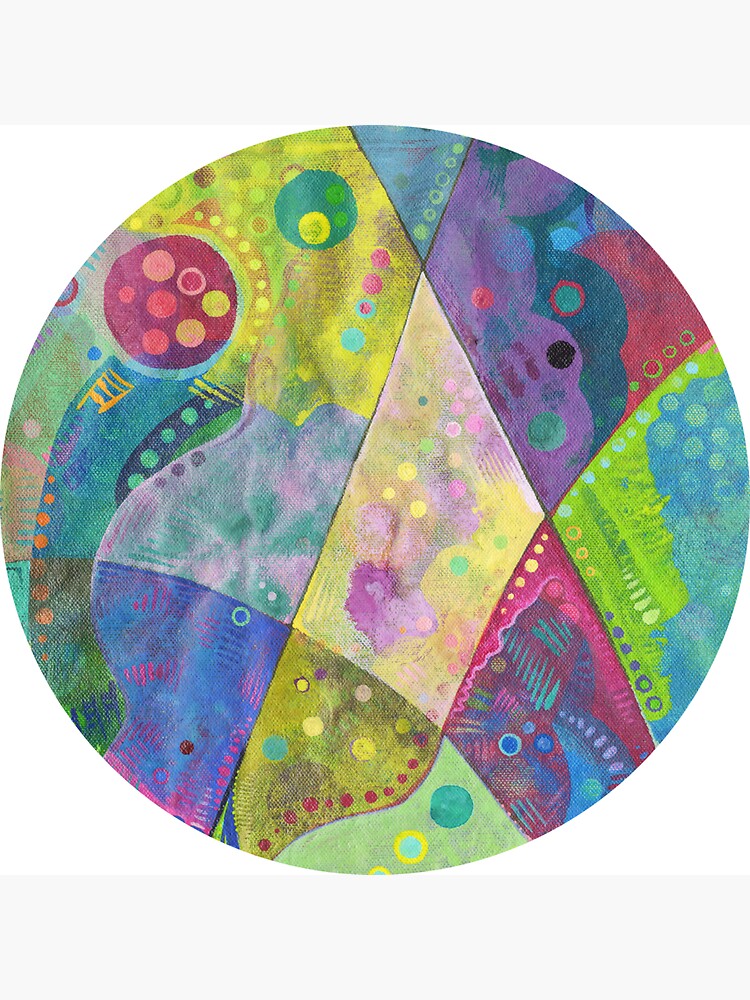 Abstract Intersection Painting - 2014 by gwennpaints