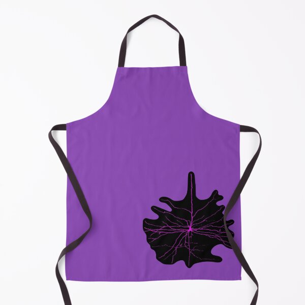 Item preview, Black and Purple Cajal Illustration, Pyramidal Cell, silhouette designed and sold by ScienceSource.