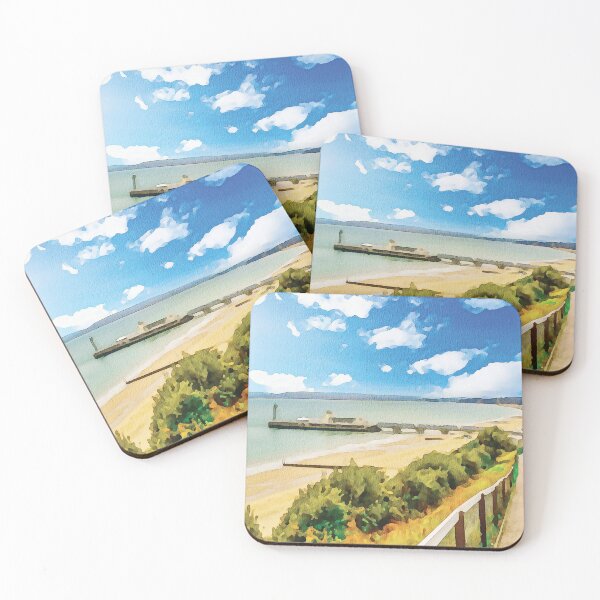 Item preview, Bournemouth beach, pier and seafront in Dorset England designed and sold by Gerald Waters.