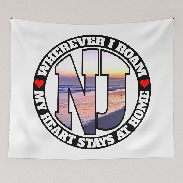 Item preview, Heart Stays Home - New Jersey designed and sold by DonDota.