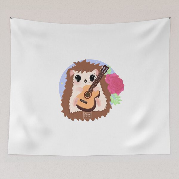 Item preview, Porcupine playing guitar designed and sold by fanilustra.