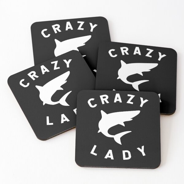 Item preview, Crazy Shark Lady  designed and sold by FunSilly.