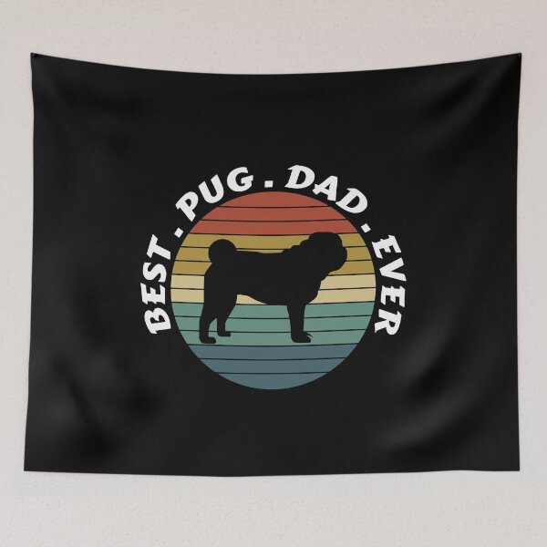 Item preview, best pug dad ever, dog shirt, pug shirt, pug dad shirt, pug lif shirt designed and sold by T-DESIGNEDZ.