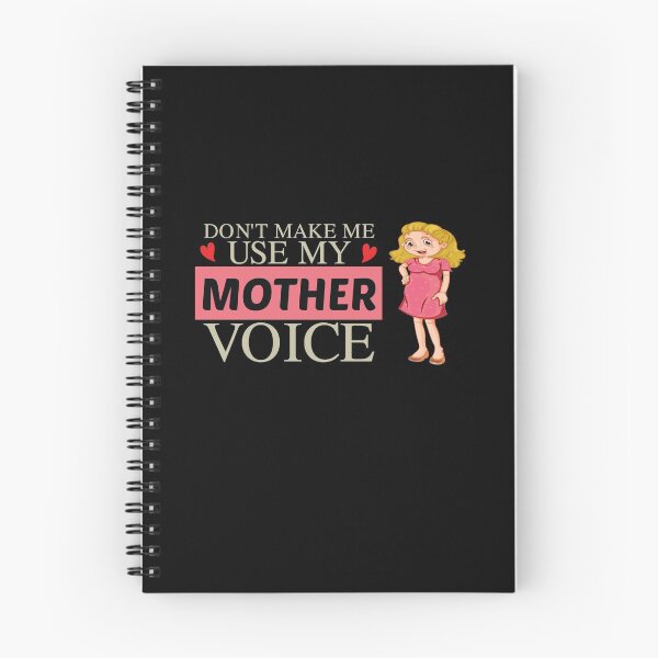 Item preview, Don't Make Me Use My Mother Voice, Cute Funny Gift Idea For Mom designed and sold by awesomedraw.