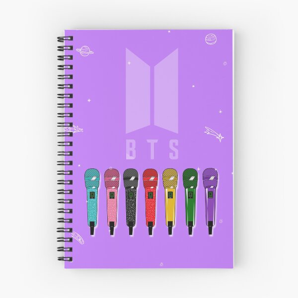 Item preview, BTS Design Mic Colors Notebook designed and sold by btshopdesigns.