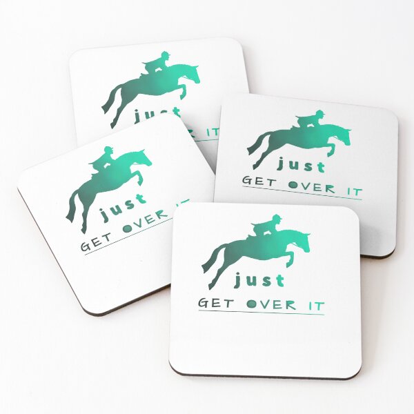Item preview, Just get over it horse jumping designed and sold by Vipstride  Services.