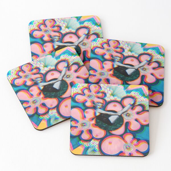 Item preview, Colorful Trippy Collage, Psychedelic Rave designed and sold by AnnaAndVibes.