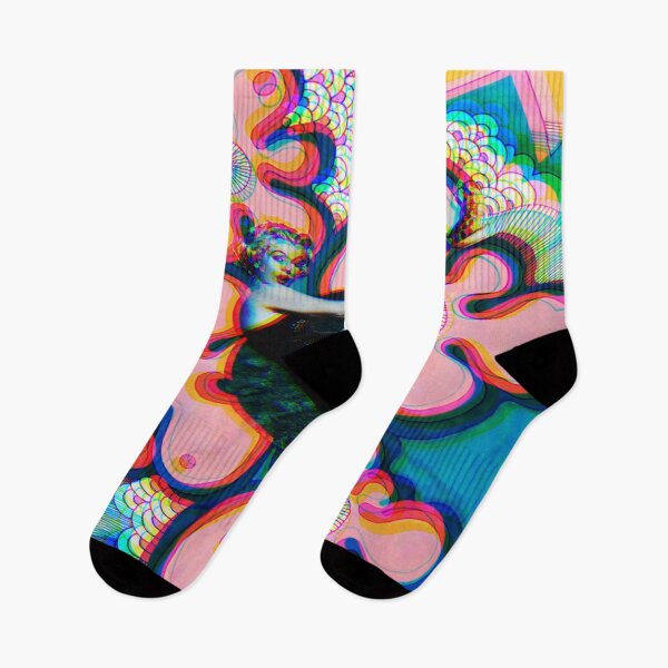 Item preview, Colorful Trippy Collage, Psychedelic Rave designed and sold by AnnaAndVibes.