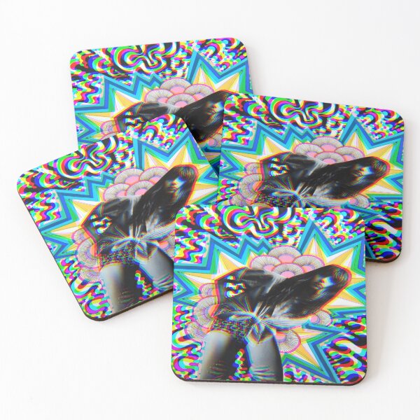 Item preview, Colorful Trippy Collage, Psychedelic Rave designed and sold by AnnaAndVibes.