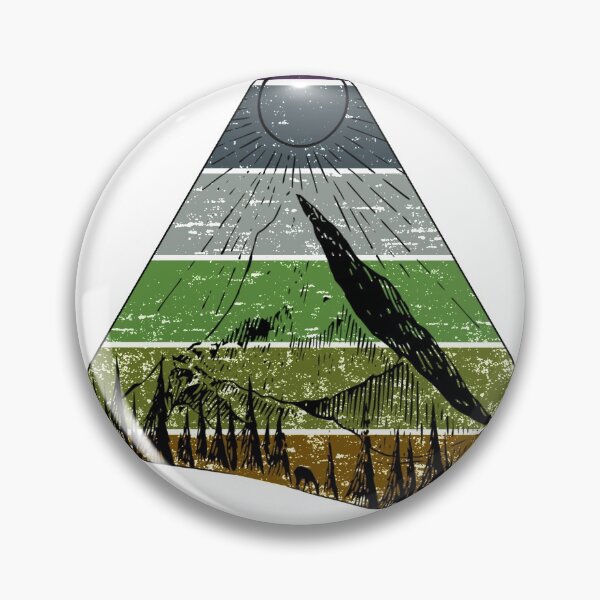 Item preview, retro mountain with sun designed and sold by designMarks.