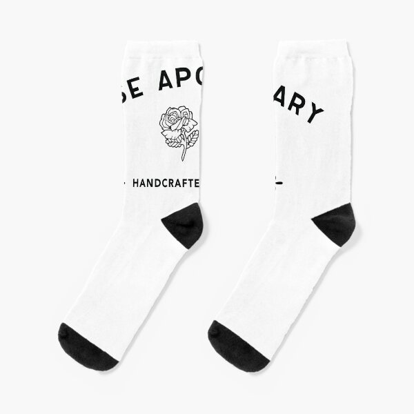 Apthcry Glow In The Dark Bone Black Socks