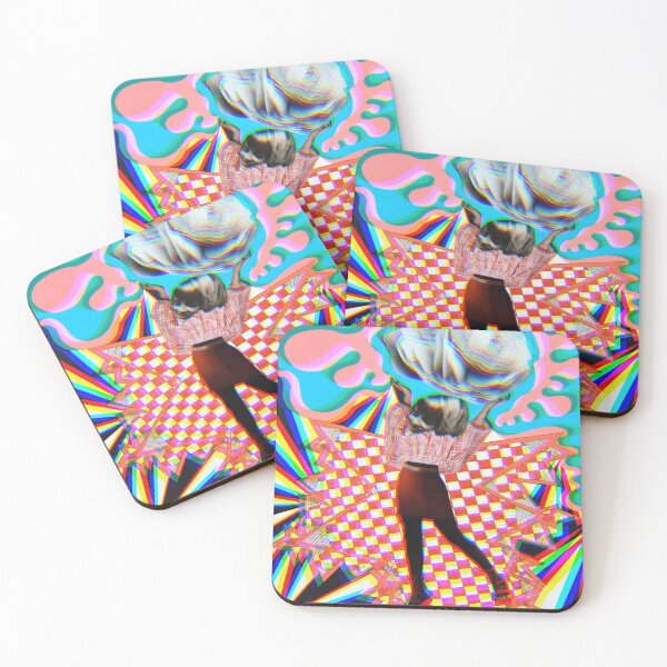 Item preview, Colorful Trippy Collage, Psychedelic Rave designed and sold by AnnaAndVibes.