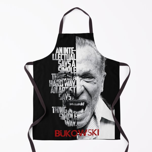 Item preview, Black and white Charles Bukowski quote poster designed and sold by Enea Kelo.