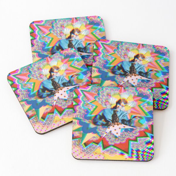Item preview, Colorful Trippy Collage, Psychedelic Rave designed and sold by AnnaAndVibes.