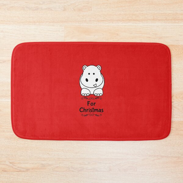 Item preview, I want a Hippo for Christmas designed and sold by LusterGirl.