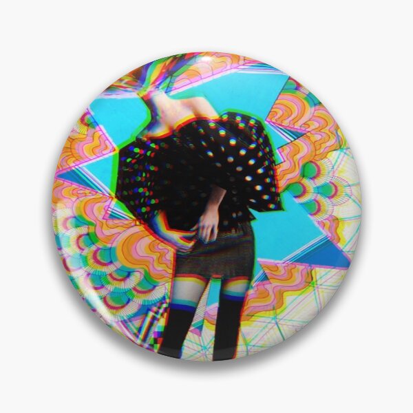 Item preview, Colorful Trippy Collage, Psychedelic Rave designed and sold by AnnaAndVibes.