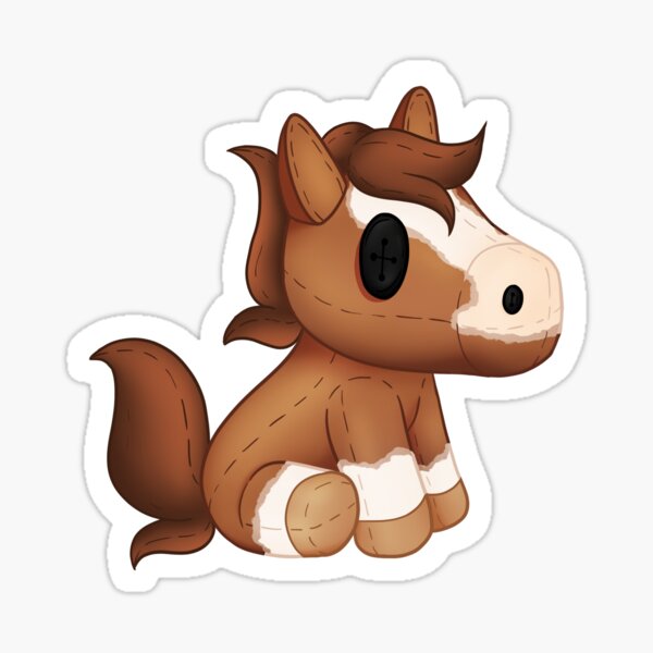Item preview, Cheval alezan - Plushi designed and sold by olivias-doodles.