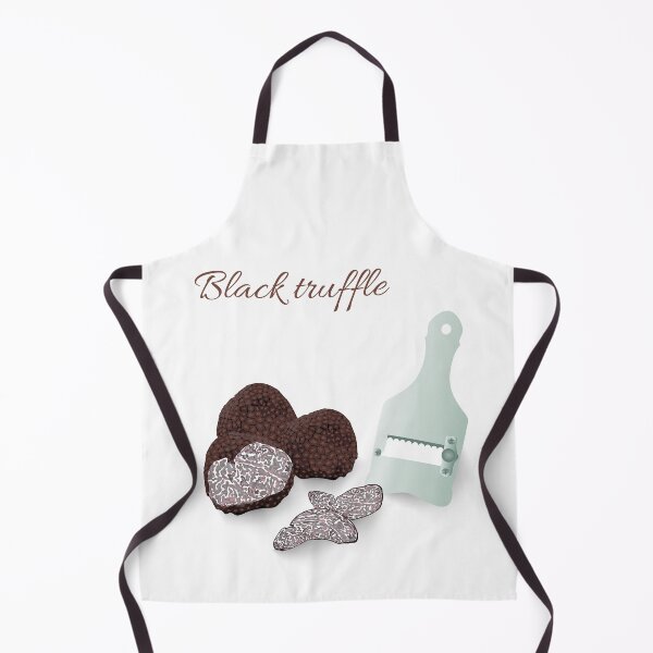Item preview, Hand drawn vector illustration of black truffles mushrooms, tuber fungus and slicer designed and sold by Familyshmot.