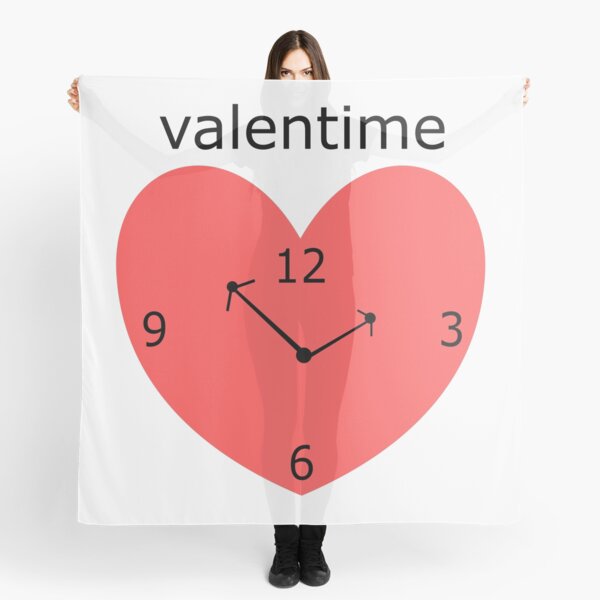 Item preview, Heart Clock Valentime designed and sold by JoAnnFineArt.