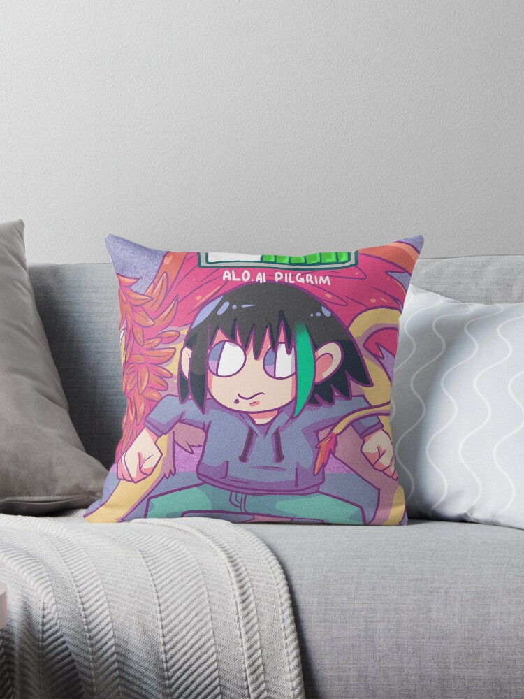 Thumbnail 1 of 4, Pillow, alo.ai adventures designed and sold by isisislas.