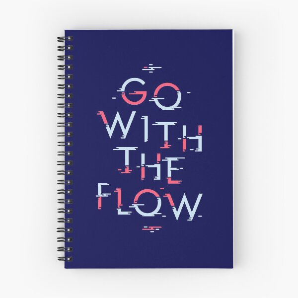 Item preview, Go with the flow typography designed and sold by Overearth.