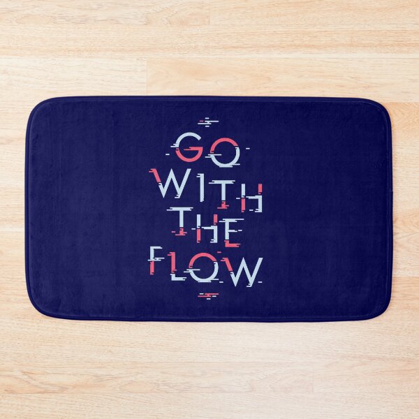 Item preview, Go with the flow typography designed and sold by Overearth.
