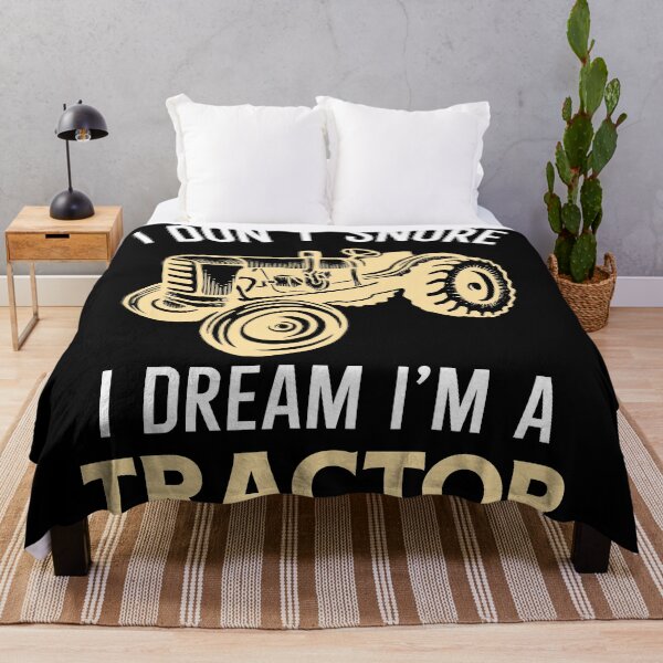 Item preview, I don't snore I dream I'm a Tractor - funny Tractor lover gift designed and sold by Artsy Apparels.
