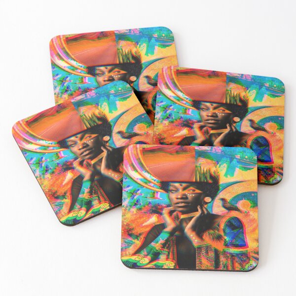 Item preview, Colorful Trippy Collage, Psychedelic Rave designed and sold by AnnaAndVibes.