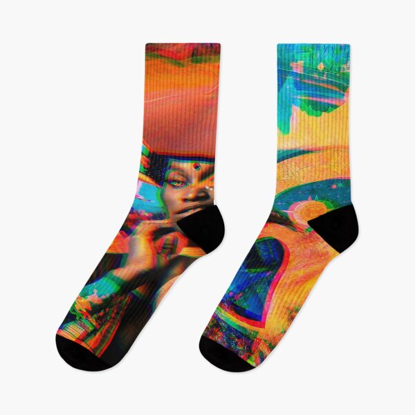 Item preview, Colorful Trippy Collage, Psychedelic Rave designed and sold by AnnaAndVibes.