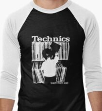 technics 1 Men's Baseball ¾ T-Shirt