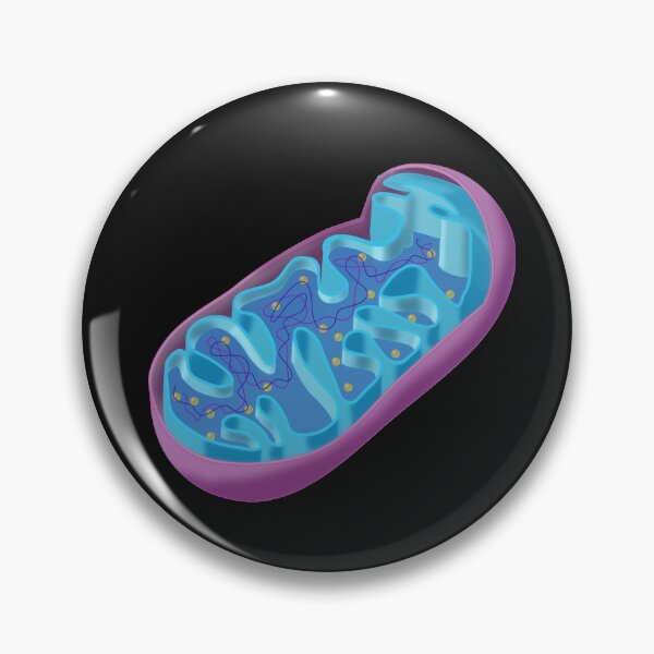 Item preview, Blue and Purple Mitochondrion, a Cell Organelle, Microbiology designed and sold by ScienceSource.