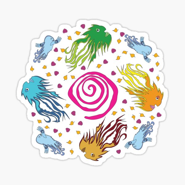 Alle vier Winde Sticker