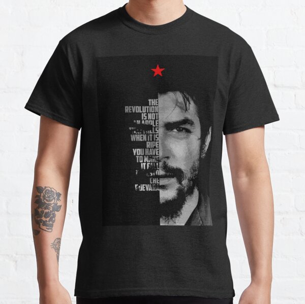 Revolution T-shirt Che Guevara Tee Adult Men Red New