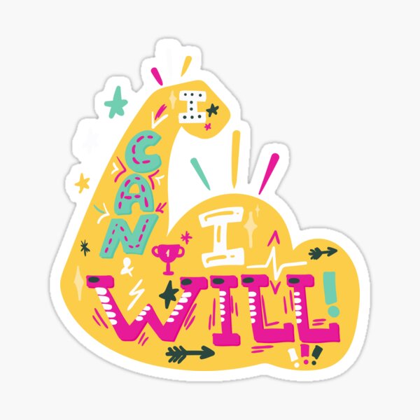 Item preview, I CAN I WILL MOTIVATION AND INSPIRATION  designed and sold by FASHION-LEAD.