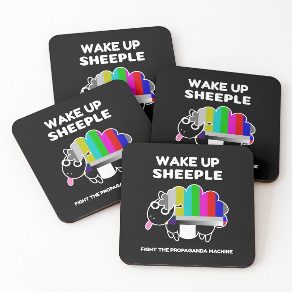 Item preview, You Are Not Immune To Propaganda – No Signal Sheeple Wake Up designed and sold by The Green Corner.