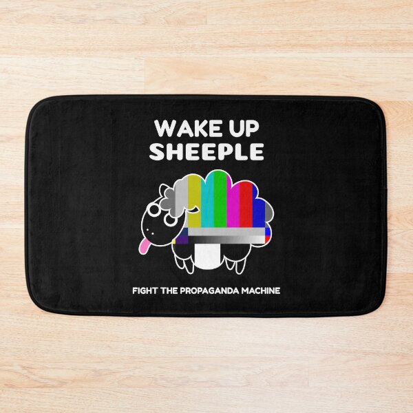 Item preview, You Are Not Immune To Propaganda – No Signal Sheeple Wake Up designed and sold by The Green Corner.